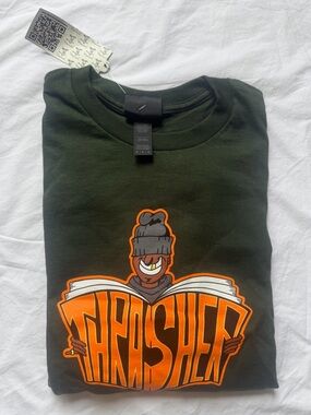 Thrasher Goon Men’s Graphic Tee in Dark Green, size M